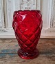 Vase in ruby red glass from Fyens Glasvork 1924Height 17.5 cm.