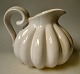 Michael Andersen jug, white glazed, 20th century Bornholm, Denmark. With handle. Stamped. H .: ...