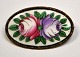 Enamel brooch 
with roses, 
oval, 19th 
century. With 
needle. Enamel 
on brass. L .: 
3.2 cm. H .: 2 
...