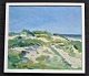 Danish artist 
(20th century): 
The beach at 
Løkken. Oil on 
canvas. Signed 
R. Larsen 1939. 
56 x 64 ...