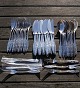 Diamond or Diamant Danish silver plated cutlery Danish silver plated flatware. Luncheon ...