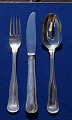 Dobbelt Riflet Dobbeltriflet Danish silver plated flatware Danish silverplated cutlery.Setting ...