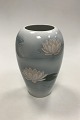 Bing & Grondahl 
Art Nouveau 
Vase decorated 
with Nymphea No 
6436. Measures 
22 cm / 8.66 
in.