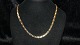 Elegant Y Pattern Necklace in 14ct GoldStamped HJ 585Length 42 cmWidth 4.81 mmThickness ...