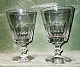 Pair of Wellington wineglasses from Holmegaard Glaswork