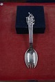 The Tinder-Box  child's spoon-fork or spork of 
Danish solid silver