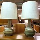 Pair of large Søholm ceramic lamps