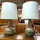 Pair of large 
Søholm ceramic 
lamps