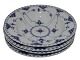 Royal Copenhagen Blue Fluted Full Lace, small soup plate.Two are without decoration number ...