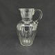 Height 20 cm.Beautiful mouth-blown glass jug from the beginning of the 20th century.The ...