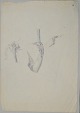 Tornøe, Wentzel 
(1844 - 1907) 
Denmark: Sketch 
for composition 
with peasant 
girl. Lead on 
paper. ...