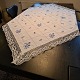 Embroidered 
tablecloth with 
Blue Flower 
pattern 
Dimensions 137 
x 137 cm.