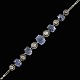 14k White Gold 
Bracelet with 
Ceylon 
Sapphires & 
Diamonds.
Six old cut 
diamonds. Total 
approx. ...