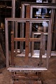 Antique French 
1800 century 
wooden frame 
with original 
old silver 
plating and a 
really nice ...