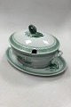 Royal Copenhagen Green Tranquebar Oval Tureen No. 920