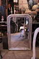 French 1800 century (1860) Louis Philippe silver fireplace mirror with nice decorated frame ...