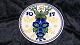 Aluminia Faience Plate with Flowers year # 1917Dek. # 843 / # 340Diameter 19 cm.Nice ...