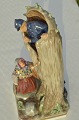 Bing & Grondahl porcelain, figurine "The Tinder Box, soldier and witch" no. 8051. Height 19.5 ...