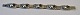 Silver bracelet 
with flowers, 
John Alf 
Rasmussen, 
Copenhagen 
(1938 - 1958) 
Denmark. 
Stamped. ...