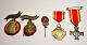 Collection of 5 medals, 19th century Denmark. Among other things. 2 pcs. from ...