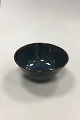 Nordby Samso 
Bowl with blue 
glaze. Measures 
6.5 cm x 14 cm 
dia. / 2.56 in. 
x 5.51 in. dia.