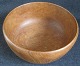 Wooden bowl in Teak, Sweden, 1960s. Round. Stampet: Uppsala Woodsvarer, Bangk. Teak, Sweden. H: ...