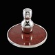 A. Michelsen. 
Sterling Silver 
Cocktail Shaker 
on Tray - 1957.
Tray with 
Sterling Silver 
rim and ...