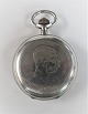 Double 
capsulated 
silver pocket 
watch. JWC. 
Front: Emperor 
Franz Joseph. 
Back: Austrian 
double ...