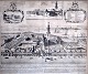 Prospectus of 
St. Michael 
Monastery in 
Antwerp, 17th 
century 
Belgium. Copper 
engraving. 40 x 
48 ...