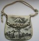 Japanese 
women's bag, 
ca.1900. Made 
of painted 
light leather 
with i.a. motif 
from Futijama. 
With ...