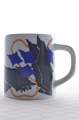 Royal 
Copenhagen 
faience. Annual 
mug from 1992. 
Fine condition. 
Height 7 cm. 2 
3/4 inches.  
...