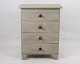 A small 
Gustavian gray 
painted chest 
of drawers with 
original paint 
from around the 
year 1840s. ...