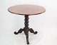 Pedestal table / Side table originating from Denmark in mahogany from around the year of 1860s. ...