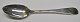 Silver spoon 
with green 
glass flus 
1838, Andreas 
Christian 
Boetewadt (1736 
- 1815) Tønder, 
...