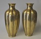 Pair of Japanese bronze vases, approx. 1930. Stamped. Height .: 17.5 cm.Really nice condition!