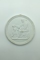 Royal 
Copenhagen 
Biscuit Plate 
"Christ Bless 
the Children" 
No 112. Copy of 
Chr. 
Christensen ...