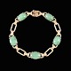 Arne Bjerring 
Ravn - Denmark. 
14k Gold 
Bracelet with 
Jade.
Designed and 
crafted by Arne 
...