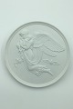 Bertel 
Thorvaldsen 
bisquit plate 
Bing and 
Grondahl  
"Natten" No. 
123. After 
relief modeled 
in ...