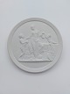 Bertel 
Thorvaldsen: 
Royal 
Copenhagen 
bisquit plate 
"Childhood and 
Spring". After 
relief modeled 
...