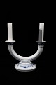 Bing & Grondahl 
Empire 
candlestick 
with 2 arms. 
H:13,5cm. 
W:20,5cm. 
Decoration 
number:235. (2 
...
