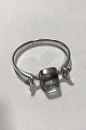 Georg Jensen 
Sterling Silver 
Bracelet No 207 
with Rutile 
Quartz Torun  
Measures Diam 
5.9 cm ...