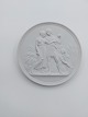 Bertel 
Thorvaldsen: 
Bing and 
Grondahl 
bisquit plate 
"Youth and 
spring" After 
relief modeled 
in ...