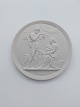 Bertel 
Thorvaldsen: 
Royal 
Copenhagen 
bisquit plate 
"Manhood and 
autumn" After 
relief modeled 
in ...