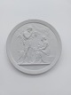 Bertel 
Thorvaldsen: 
Royal 
Copenhagen 
bisquit plate 
"Manhood and 
autumn" After 
relief modeled 
in ...