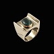 Niels Ingvardt 
Johansen. 14k 
Gold Ring with 
Malachite.
Designed and 
crafted by 
Niels Ingvardt 
...