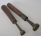 Two book 
embossing 
stamps, 19th 
century 
Denmark. 
Stamped.:T. 
Holst, 
Copenhagen.
 Shaft of wood, 
...