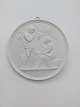 Bertel 
Thorvaldsen: 
Bing and 
Grondahl 
bisquit plate 
"Manhood and 
autumn" After 
relief modeled 
in ...