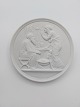 Bertel 
Thorvaldsen: 
Bing and 
Grondahl 
bisquit plate 
"Old age and 
winter" After 
relief modeled 
in ...