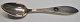 Silver spoon 
with glass 
stone, Holsten, 
1843, Germany. 
Stamped. L .: 
25.5 cm. Verso 
engraving ...
