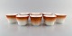Wilhelm Kåge 
for 
Gustavsberg. 
Eight art deco 
herb pots in 
glazed 
porcelain. 
Swedish design, 
...